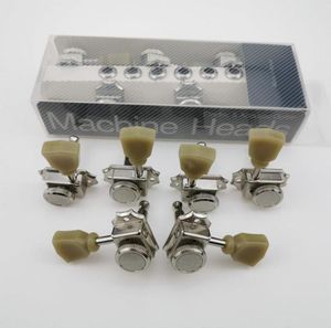 1 SET 3R3L Nikel Kilitleme Dizesi Vintage Deluxe Electric Gitar Machine Heads Tuner Gitar Ayarlama Pegs3246119