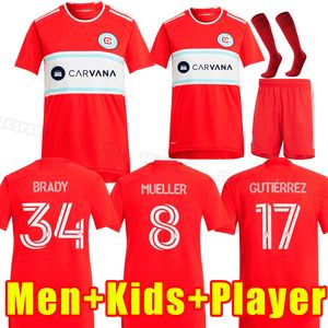 2024 Chicago White Fire Soccer Jerseys Away Shaqiri 10 J.Torres 7 Mueller 8 Gutierrez 40 24 25 Koszulki piłkarskie Top 2025 Fan Man Fan Wersja gracza