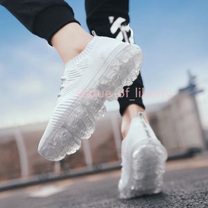 Män springskor sportskor kvinnor andas atletiska utomhus sneakers luft kudde män vuxna tränare snörning male sneakers v78