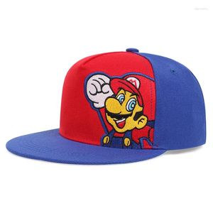 Ball Caps 2024 Fashion Men's Ladies Flat Baseball Cap Rap Hip-Hop