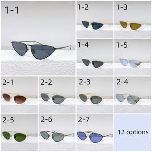 Top Premium Qualität Mode Sonnenbrillen Damen Herren Sonnenbrille Schmetterlingsförmiger dünner Metallrahmen mit Box 26614 26308