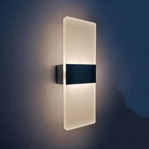 Duvar lambası Modern Luminaria LED Aydınlatma 6W 29cm Uzunluk Acrilik AC85-265V YIKAMA ODASI YAŞAM KURULU SUSHI ŞEKİL2549