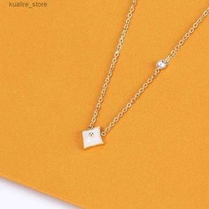 Pendant Necklaces Designer Jewelry Women Sier Pendent Mens Necklace Womens Pendants Necklaces Ladies Chains Jewlery Girlfriend Accessories Wholesale L2 L240311