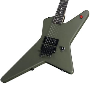 Chitarre elettriche Star Ebony Matte Army Drab Guitar in edizione limitata