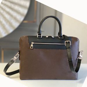 7A kvalitetsdesigner mode lyxig en zipper med en blixtpås designer herrväska cross body216l