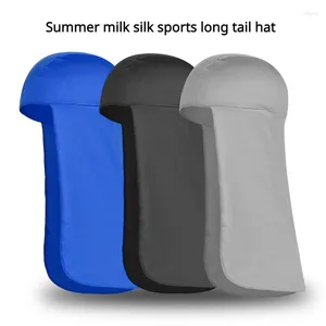 Bandanas Cycling Shade Cap Men Cooling Sports Long Tail Hat Summer UV Protection Neck Protector Fiske Vandring Hårt foder