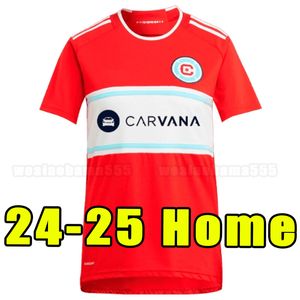 2024 Chicago White Fire Soccer Jerseys Away Shaqiri 10 J.Torres 7 Mueller 8 Gutierrez 40 24 25 Football Shirts Top 2025 팬 팬 플레이어 버전 36zz