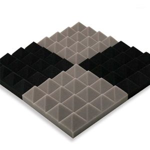 25x25x5cm Acoustic Foam Treatment Sound Proofing Sound-absorbing Noise Sponge Excellent Sound Insulation Soundproof wall sticker1263v