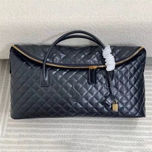 Kvinnor läder quiltad tote duffle påse lyx crossbody axel grejer säckar stora designer väska mens handväska rese shoppare väska lady clutch semester bagage väskor