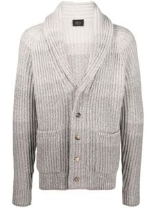 Camisola masculina designer casacos outono e primavera malhas brioni cinza cashmere-mistura cardigan feminino