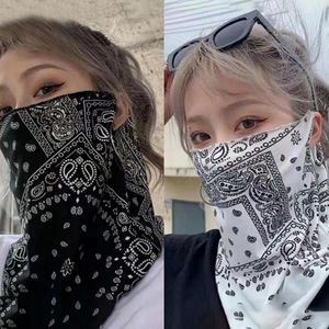 Bisiklet Kapakları Moda Punk Güneş Koruyucu Maske Erkekler İçin Kadınlar Yaz Yüz Boyun UV Koruma Kulak Eşarısı Hip Hop Açık Spor Bandana Eşarpları