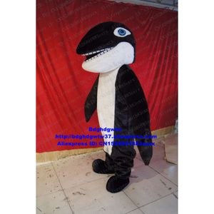 Mascot Costumes Black Shark Whale Cetacean Dolphin Porpoise Delphinids Mascot Costume Adult Character Popular Campaign,closing Ceremony Zx1609