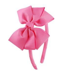Pannband handgjorda fasta färg bowknots hårband för tjej barn pannband fest klubb dekor huvudbonnad mode tillbehör släpp Deliv DHW2Y