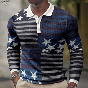 New Autumn Long Sleeve Mens Top Luxury Lapel Casual Designer Size Top