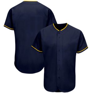 Masna pusta koszulka baseballowa zwykłe guziki oddychane miękkie koszulki dla mężczyzn/dzieci na zewnątrz gra/impreza Duża rozmiar Kolor 240305