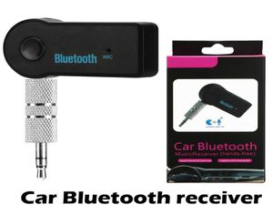 Carro kit receptor bluetooth a2dp sem fio aux o receptor de música adaptador handsfree com microfone para smartphone mp3 transmissor1128841