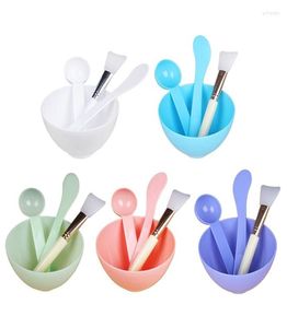 Makeup Brushes 4st Face Mask Mixing Bowl Set DIY Facemask Tool With Silicone Facial Spatula Beauty Skin Care3641273