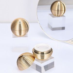 30g Gold Spherical Acrylic Container Bottle Cream Bottle Eye Cream Bottle Lotions Points Bottle Cosmetic Packaging Case