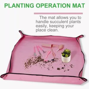 Liners Plant Change Thicken Pad Reusable Waterproof Basin Land Cushion Square Foldable Gardening Mix Soil Succulents Transplanting Mat