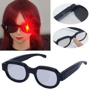 Sunglasses Frames LED Luminous Glasses Halloween Glowing Cosplay Props Rechargeable Light Up For Christmas Rave Party Costume L3F2