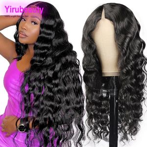 10-32inch Loose Deep V Part Lace Wig Mechanism Brazilian 100% Human Hair Yirubeauty Indian Virgin Hair Natural Color 150% 180% 210% Density