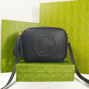 Het Luxurys designers Tassel Handväskor väska kvinnor läder soho disco axelväska fransad messenger handväska designer crossbody väskor