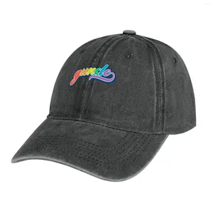 Berets Gay Tio Guncle Vintage Gráfico Cowboy Hat Trucker Golf Cap Boy Women's