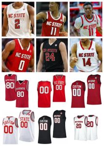 NC State Basketball Jersey NCAA College Ebenezer Dowuona Smith Jr Thompson Warren Gugliotta Webb Hickson Dereon Seabron Casey Morsell