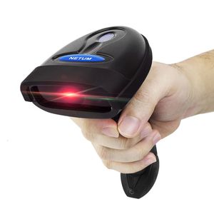 NETUM NT1698W Handheld Wirelress Barcode Scanner AND NT1228BL Bluetooth 1D2D QR Bar Code Reader PDF417 for IOS Android IPAD 240229