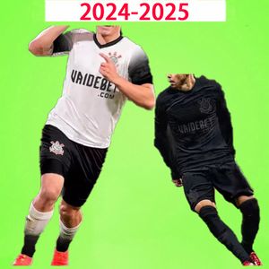 2024 2025コリントサッカージャージの男性セットキッズキットロナウドガブリエル24 25フットボールシャツの男の子ホームアウェイアルベルヴェラメイコンコロナドモスカルドギルルアンR.Augusto