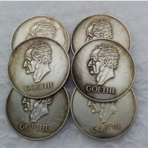 GERMANIA Un set di 1932-A-D-E-F-G-J 6pcs5 Reichsmark Ottone Ornamenti artigianali Accessori per la decorazione della casa245e