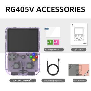 ANBERNIC RG405V Video Handheld Game Console 4" IPS HD Touch Screen Android 12 System T618 64-bit Wifi Portable Retro Game Player