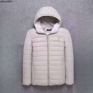 Designer Mens Jacket Down Hooded Design Fashion Lightweight Fall/winter Luxury Brand Trend Cotton Padded Plus Size M-5xl Uqhv
