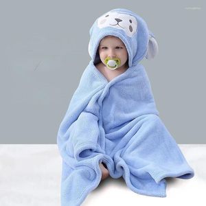 Coperte Asciugamano per bambini con cappuccio Coperta da bagno morbida Peluche per bambini Neonato Ultra assorbente Roba naturale per ragazzo e ragazza