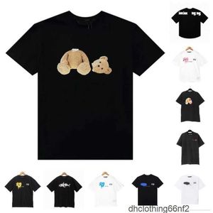 Designer-Mode, Luxusmarke, T-Shirt, klassischer Druck, Palmenwinkel-Muster, T-Shirts für Herren und Damen, Druck, Bär, atmungsaktiv, lässig, Sommer, High Street, Trend-Sweatshirt