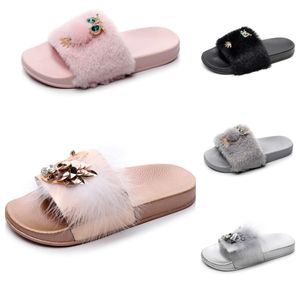 Designer slipper women men summer sandals fashion canvas Flats Mule Platform High Heel Sandal platform slider Shoes GAI black