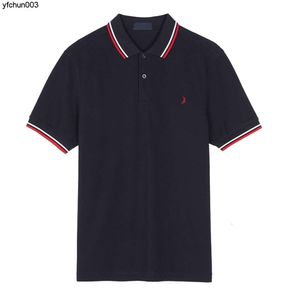 Mens Fred Basic Polo Shirt Designer Womens Business Luxury broderade tees Kort ärmstorlek S/M/L/XL/XXL