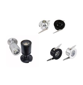 Downlights mini led spot light kits armário puck holofotes para exibição de cozinha contador jóias armário vitrine 1w 12v8516687