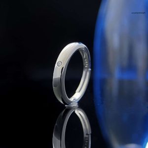 S925 Sterling Silver Par Ring Fashion Mens Direct Broadcast Qixi Good Gift Valentines Day Gift Finger
