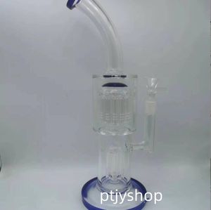 Smoking Pipes Big Straight Hookahs Glass Bongs With Arm Tree Percs Matrix Percolator Water Pipe Boro Dab Rigs Thick Bubbler 18Mm Joi Dh0Re