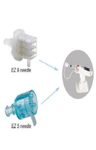 Acessórios peças mesogun anti envelhecimento mesoterapia arma micro agulha 5 agulhas ponta cartucho de pressão negativo para ez vácuo mesoth7489648