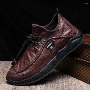 Scarpe casual da uomo d'affari con suola morbida sportive antiscivolo resistenti all'usura comode e traspiranti