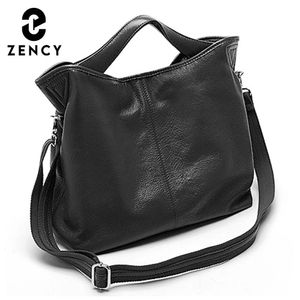 Zency Модная женская сумка 100 из натуральной кожи Женская повседневная сумка-тоут с подвеской на плече Классическая сумка-портмоне Большая 240307