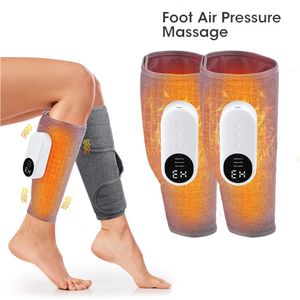 Massageador de pernas 360 ° Pressão de ar Máquina de presoterapia de panturrilha Dispositivo de massagem doméstica Compressa Relaxa músculos 240305