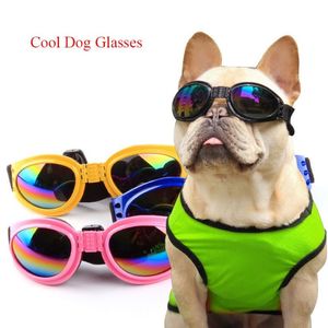 5 Teile/los Pull Wind Mode Hunde Haustiere Zubehör Faltbare Haustier Brille Hund Sonnenbrille Winddicht und Motten Beweis Sonnenbrille Pet Suppl239A
