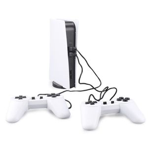 Estação de jogos 5 console de vídeo com fio USB integrado 300 jogos clássicos 8 bits GS5 TV Consola Retro Handheld Game Player Saída AV com joysticks de gamepad duplos Dropshipping