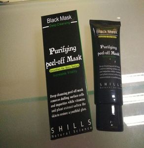 Shills Derin Temizleme Siyah Maske Gözenek Temizleyici 50ml Peeloff Maskesi Siyah Kafa Yüz Maskeleri 3225689