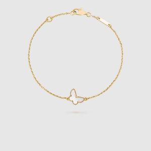 Designer butterfly Bracelet Rose Gold Plated chain Ladies and Girls Valentines Day Mothers Day Engagement Jewelry Fade173P