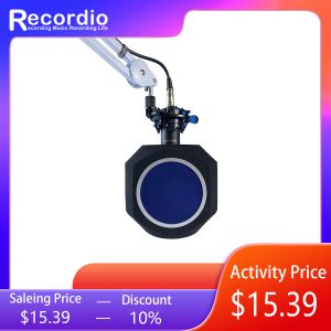 Accessories Gaz600a High Quality Pop Filter Foam Pro Microphone Custom Studio Mic Shield Portable Vocal Booth Recording Wind Screen