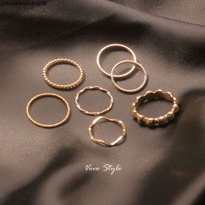 Set Combination Ring Personality Simple Joint Fashion Cool Wind Ring New Fashion Niche